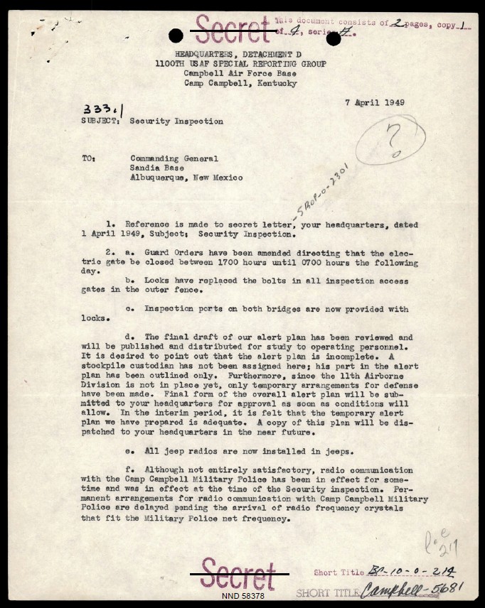 Arquivos do Projeto Blue Book da USAF / AFOSI