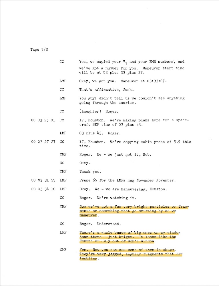 Apollo 17 Air-to-Ground Voice Transcription