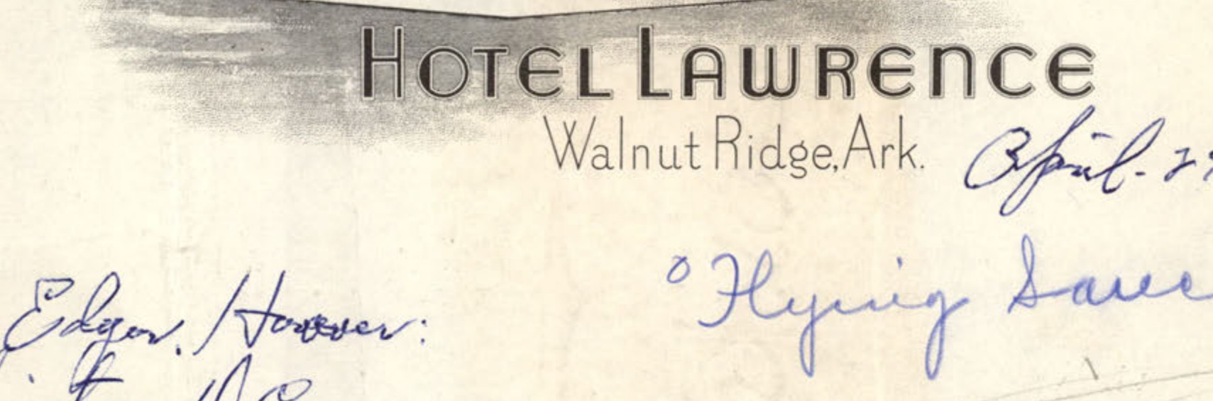 Illustration of the Hotel Lawrence
