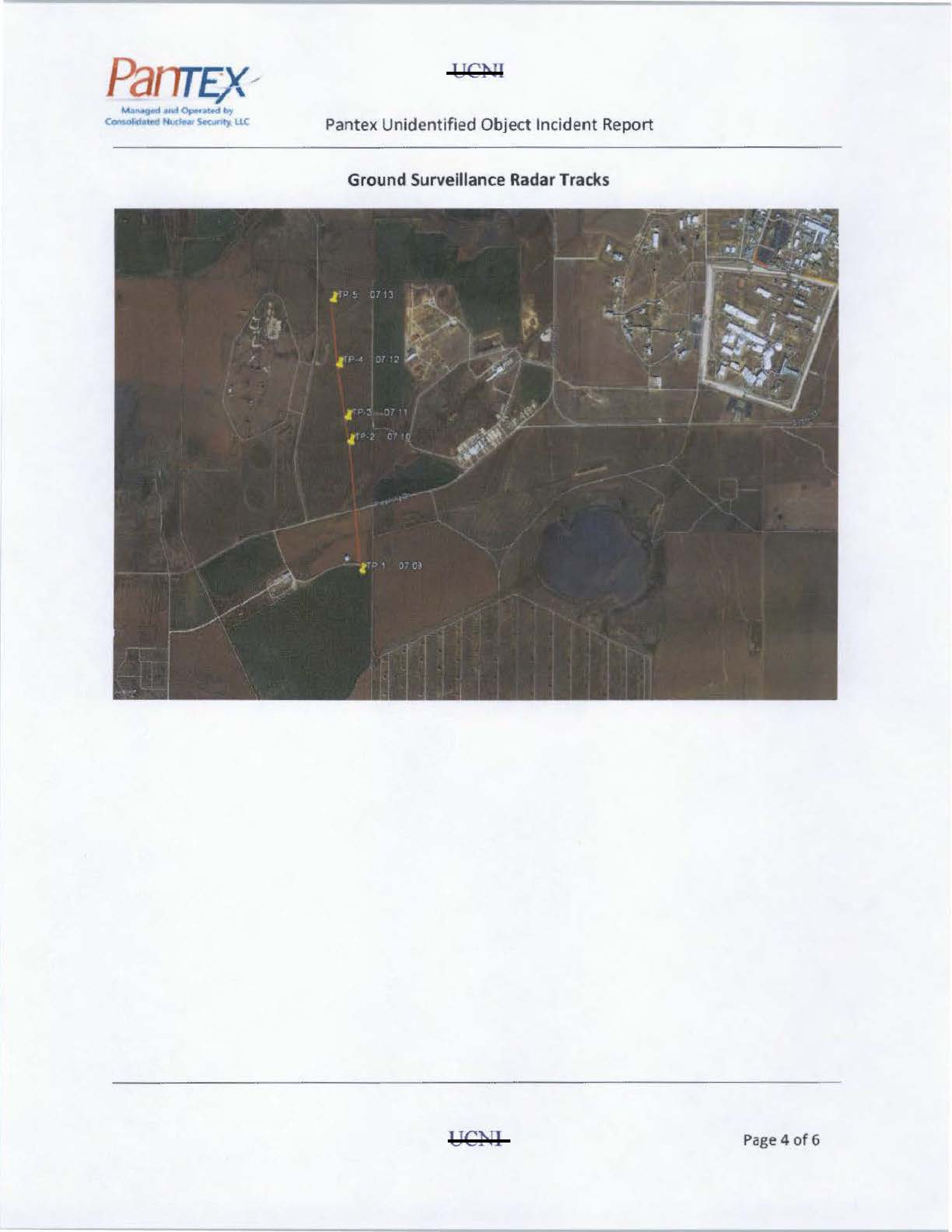 Ground Surveillance Radar Tracks
