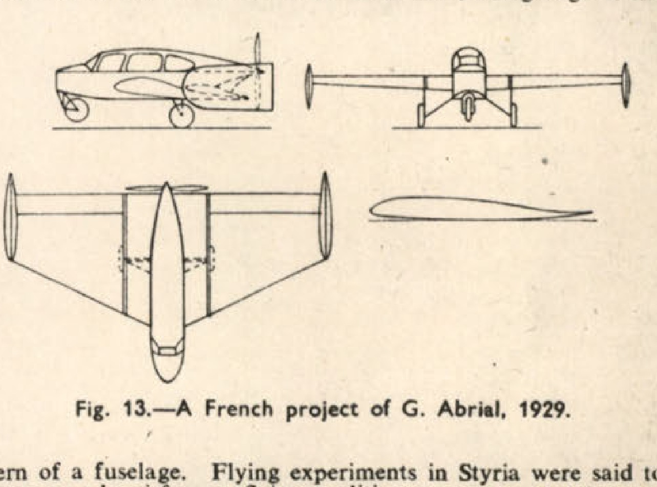 Fig. 13. A French project of G. Abrial, 1929.
