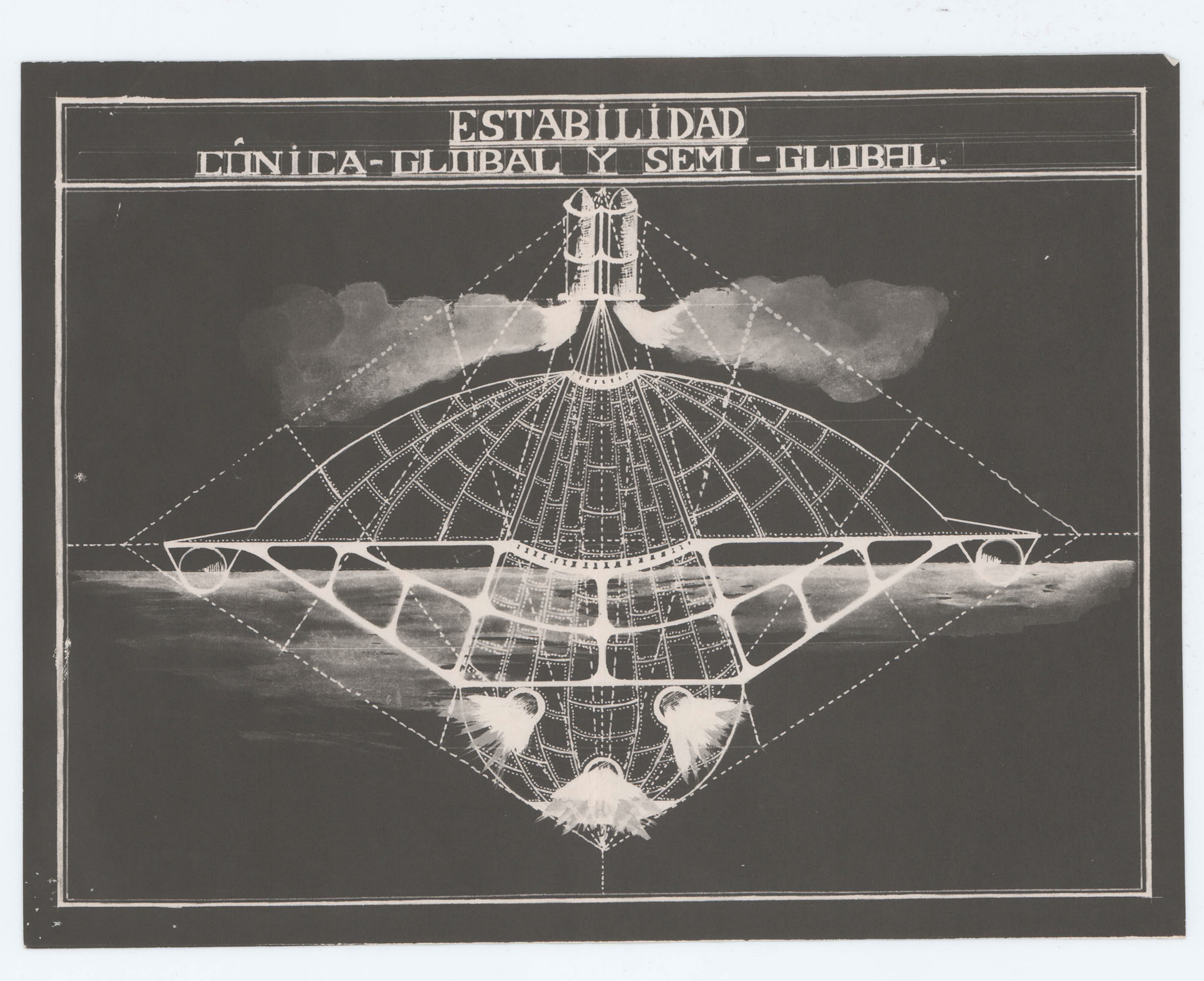 Diagram of a craft illustrating 'Conical-Global and Semi-Global Stability'.
